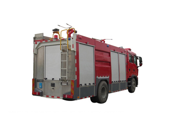 干粉水聯(lián)用消防車(chē)